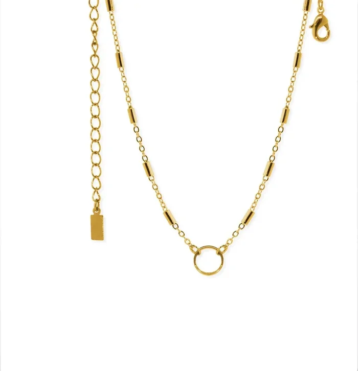 1928 Jewelry® Gold Tone Necklace Charm Holder 16″ Adj.