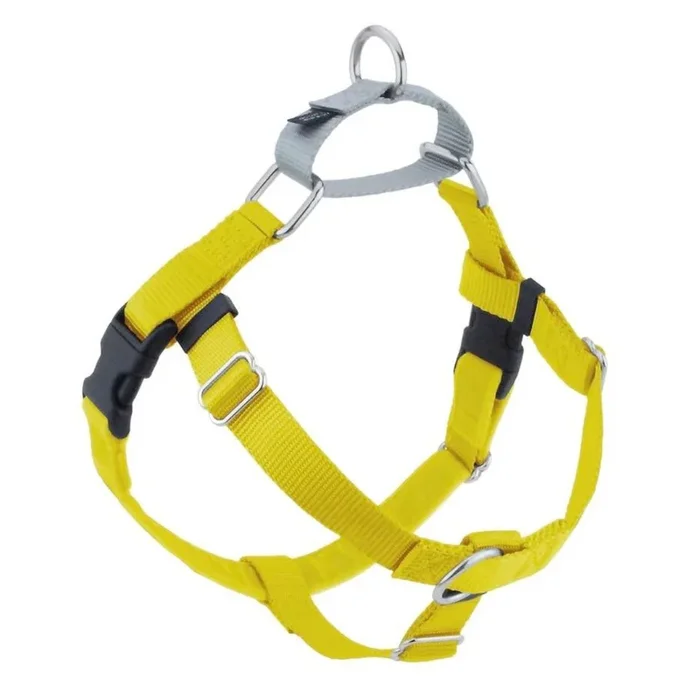 2 Hounds Design Freedom No-Pull Dog Harness – Small 5/8″ x 20-24″ – Yellow