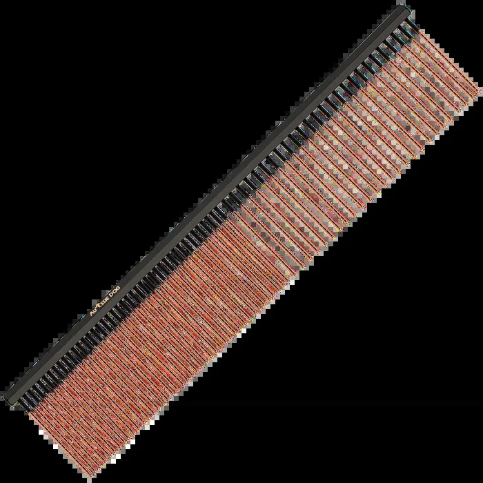 7.5″ 50/50 Detail Ionic End Strip Comb With Spiral Pins by Aussie Dog