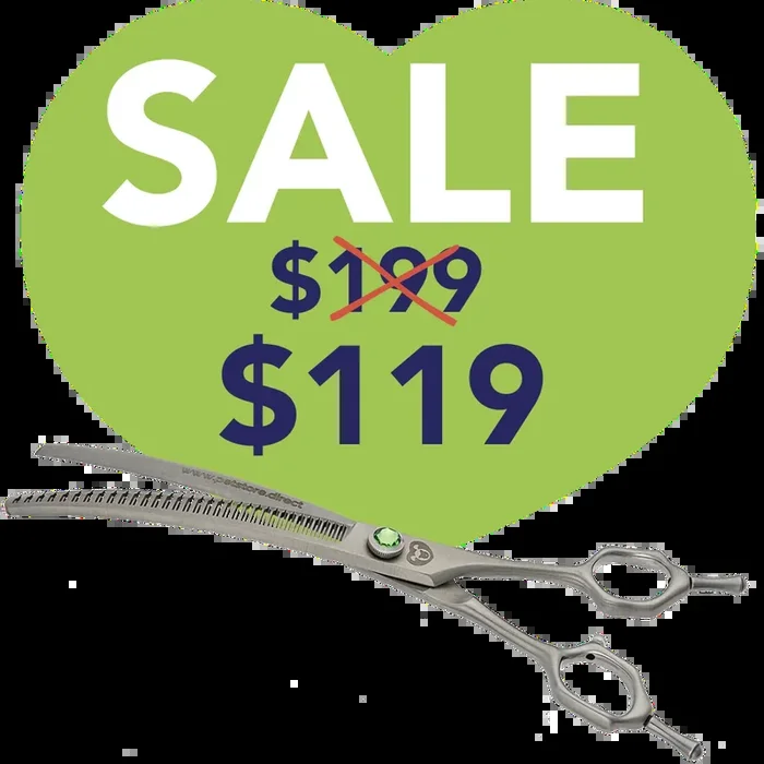 7″ Premium Hybrid 30T Curved Chunker Shear by PetStore.Direct