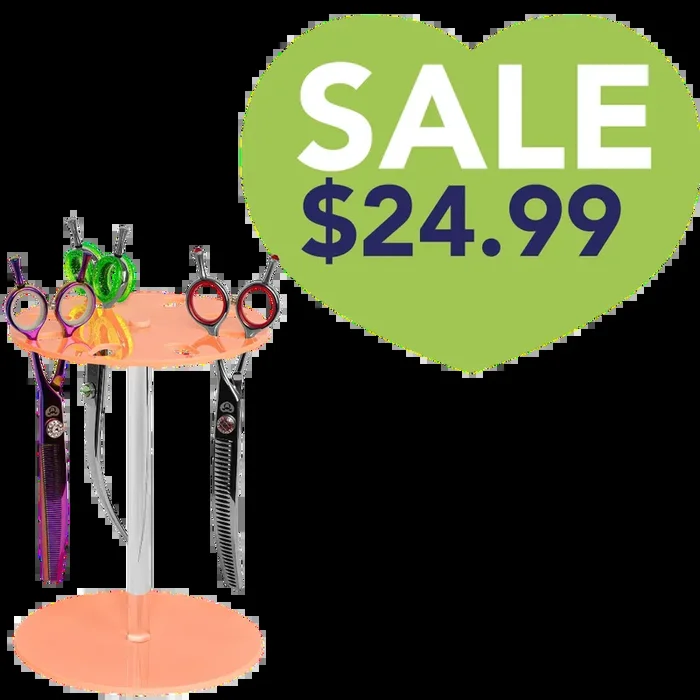 8 Scissor Tabletop Holder Orange by PetStore.Direct