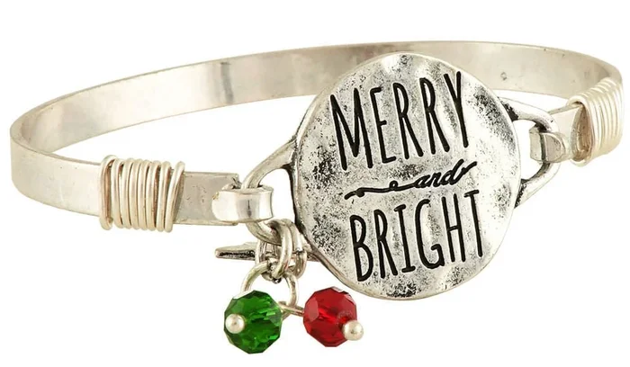 “Merry & Bright” Bangle Bracelet