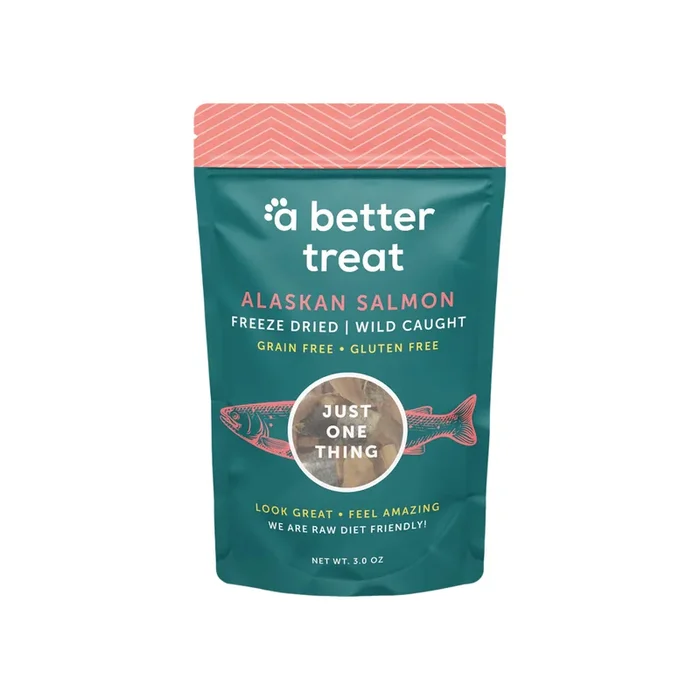A Better Treat Freeze Dried Wild Caught Salmon Treats for Dogs & Cats