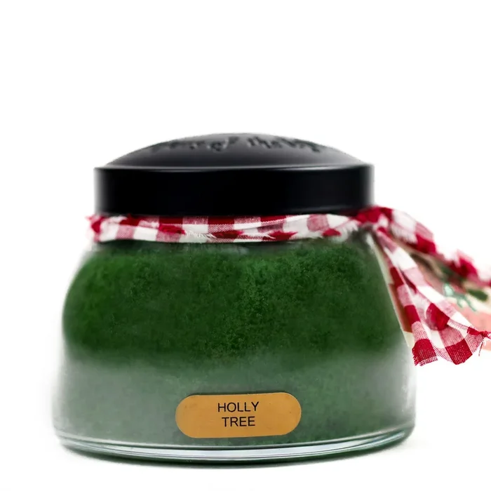 A Cheerful Giver Holly Tree – 22 oz Mama Candle