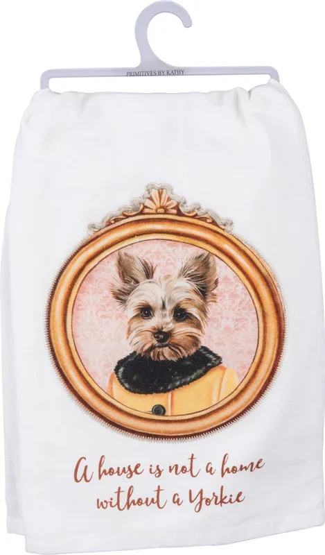 A House Is Not A Home Without Dog Breed Dish Towel