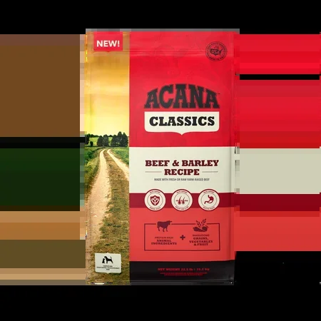 ACANA Classics, Beef and Barley Recipe Dry Dog Food