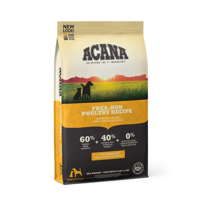 Acana Dog Food Heritage Free-Run Poultry Formula