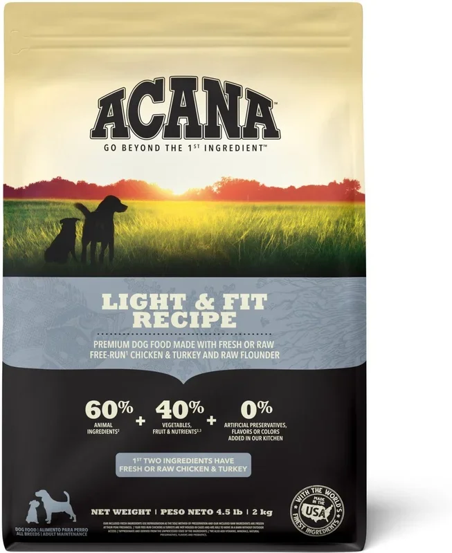ACANA Grain Free Light & Fit Dry Dog Food