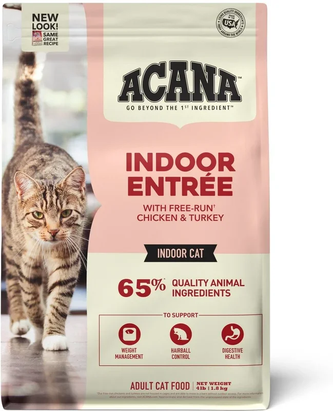 ACANA Indoor Entrée Chicken and Turkey Dry Cat Food