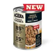 Acana Premium Chunks Duck Recipe in Bone Broth Dog Food 12.8oz