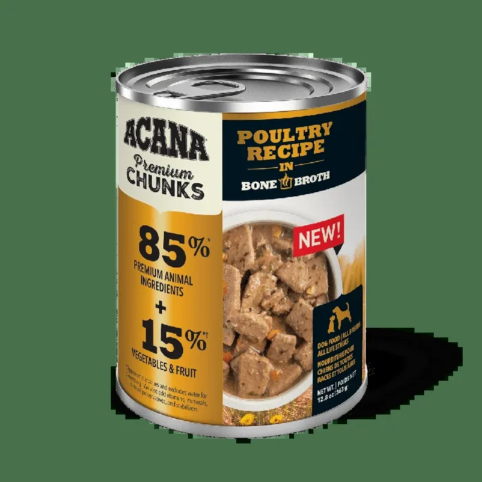 Acana Premium Chunks Grain Free Poultry Recipe for Dogs