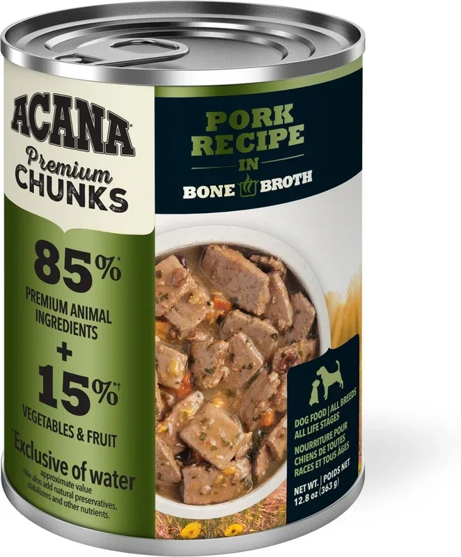 ACANA Premium Chunks Pork Recipe Wet Dog Food