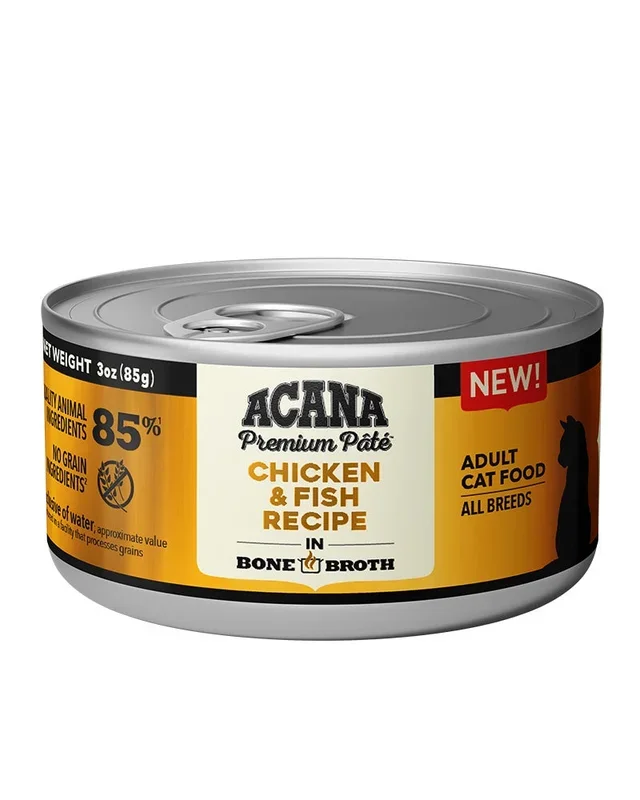 Acana Premium Pate – Chicken & Fish Recipe Wet Cat Food 3oz