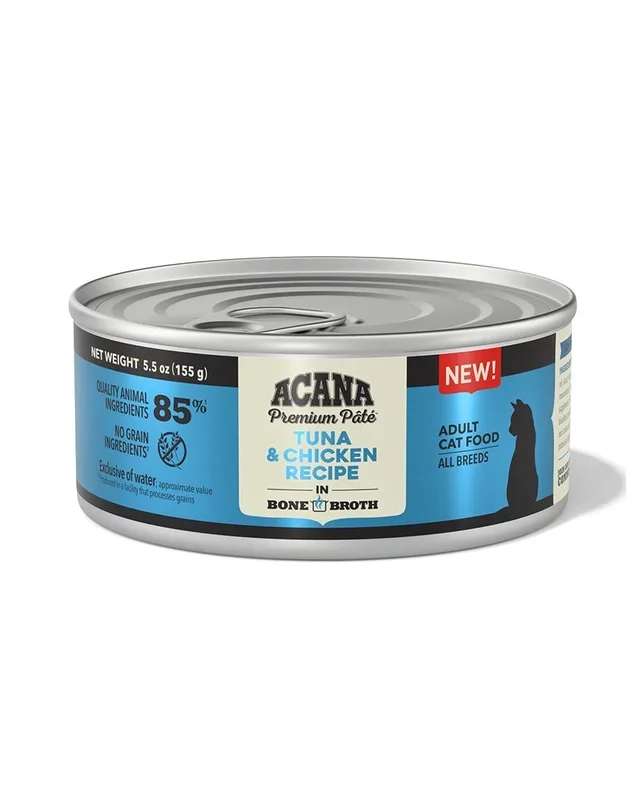 Acana Premium Pate – Tuna & Chicken Recipe Wet Cat Food 5.5oz