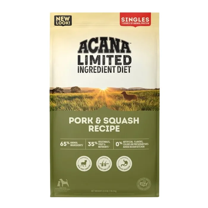 Acana Singles – Pork & Squash Dry Dog Food