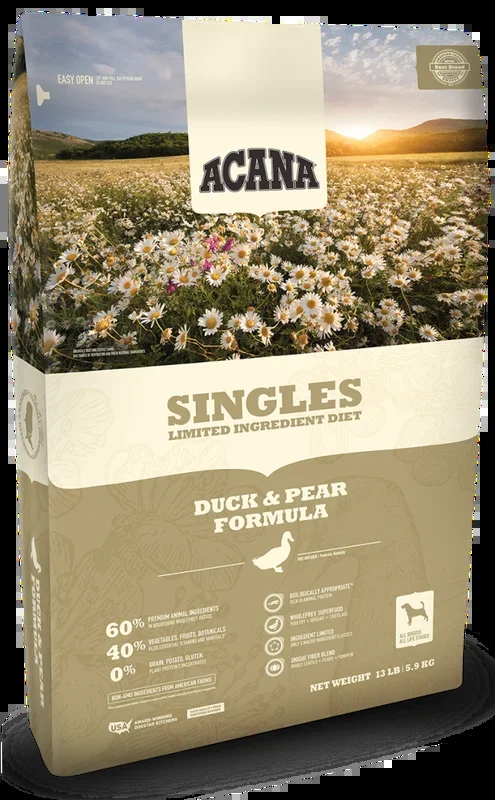 ACANA Singles Limited Ingredient Diet Duck and Pear Formula Grain Free Dry Dog Food