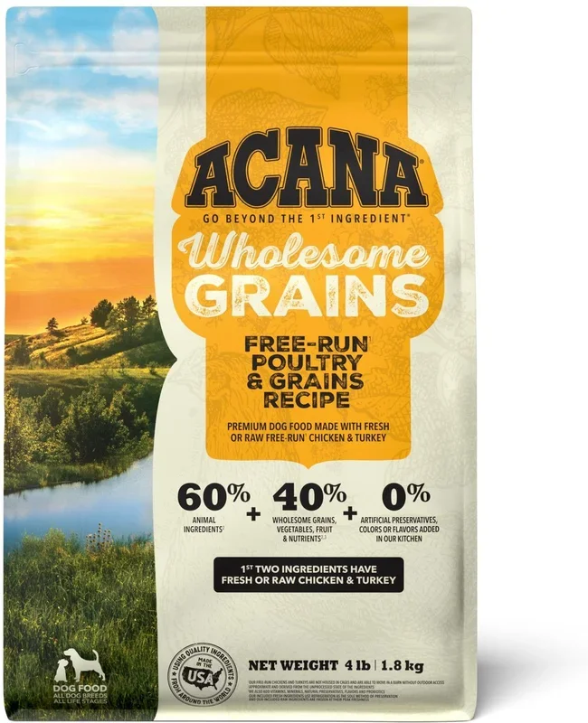 ACANA Wholesome Grains Free-Run Poultry Dry Dog Food