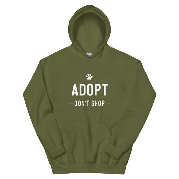 Adopt Don’t Shop Paw Hoodie