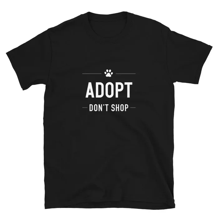 Adopt Don’t Shop Paw T-Shirt