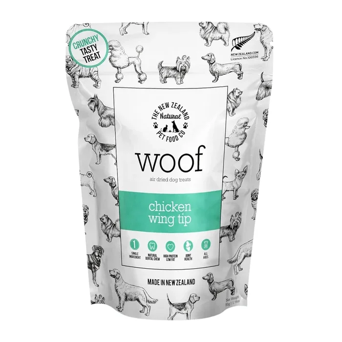 Air Died Dog Treat – Woof – Chicken Wing Tip