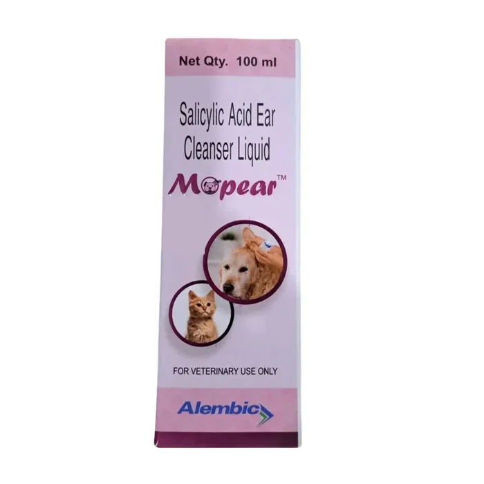 Alembic Mopear Ear Cleanser (Salicylic Acid) for Dogs & Cats