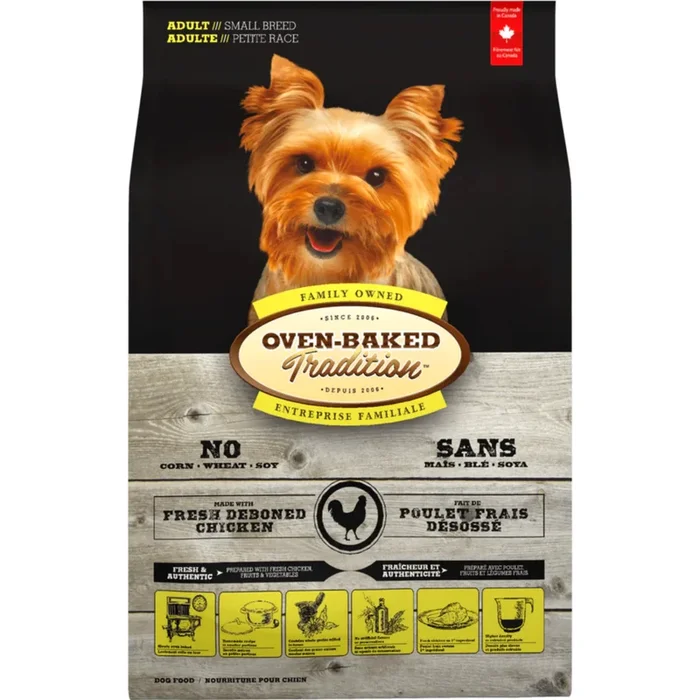 Alimentation sèche pour chiens – poulet – petite race adulte