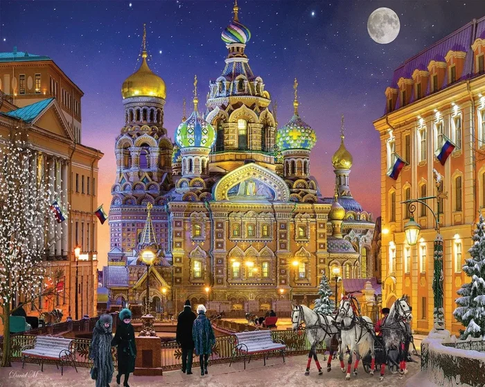 Allied Products-Springbok – Russian Christmas Puzzle
