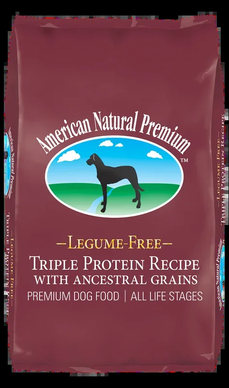 American Natural Premium Legume-Free Triple Protein with Ancestral Grains Dog Food
