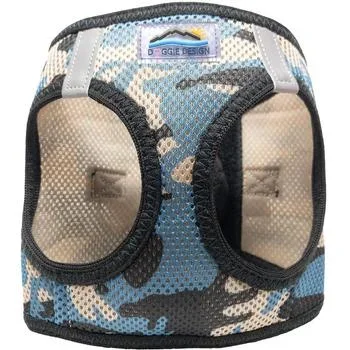 American River Choke Free Dog Harness – Blue Camo