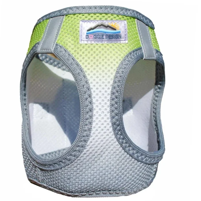 American River Ombre Dog Harness – Limestone Gray