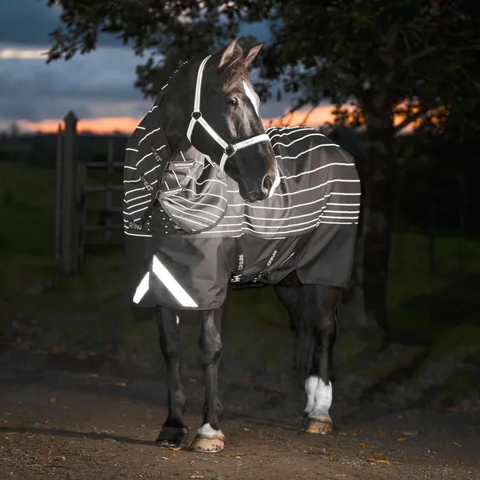 Amigo 1200 Denier FieldSafe Reflectech Plus Turnout Blanket for Horses, 250 grams
