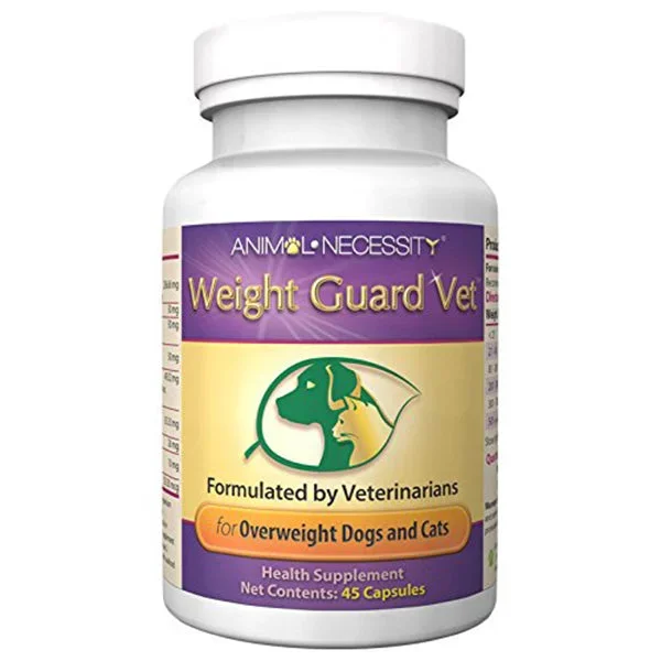 Animal Necessity Weight-Loss Management Supplement for Cats and Dogs – 11 Natural Herbs and Antioxidants Health Diet Food