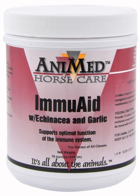 Animed Immu-Aid Horse Supplement with Echinacea & Garlic
