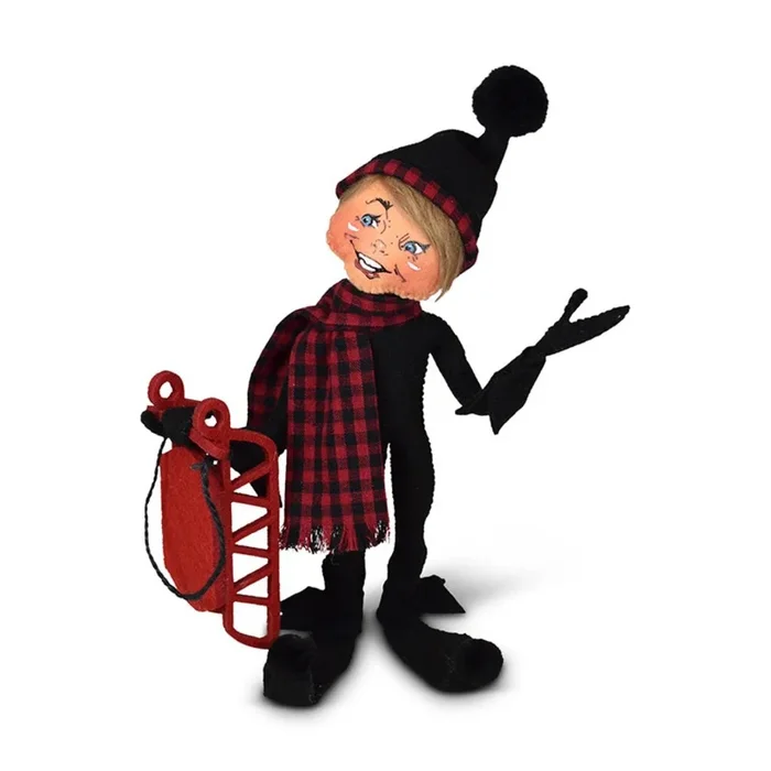 Annalee Dolls – Winter Woods Elf with Sled