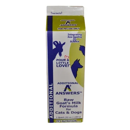 Answers Frozen Additional Goat’s Milk 1 Quart