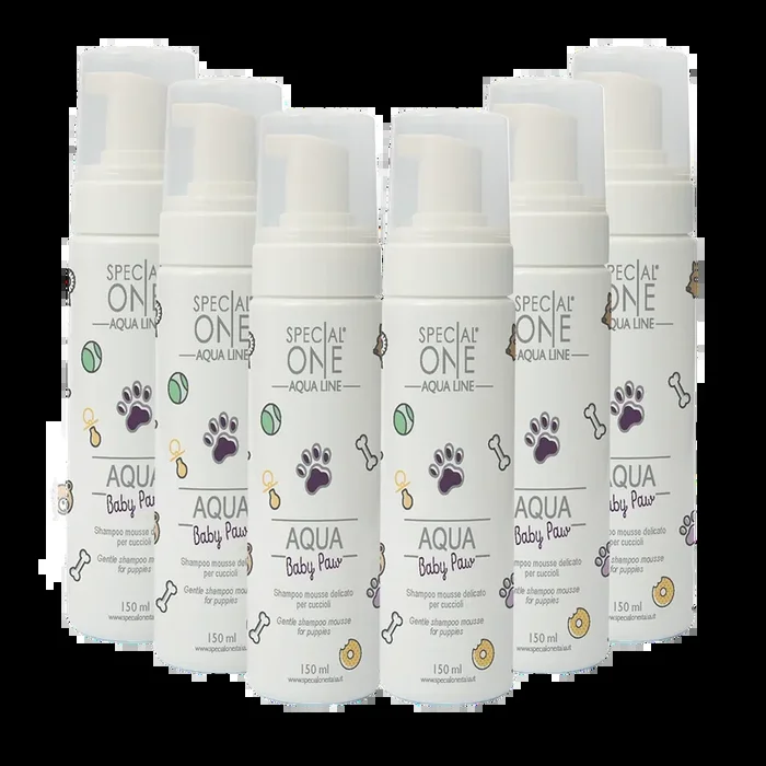 Aqua Baby Paw Foaming Shampoo box of 6 150 ml by Special One