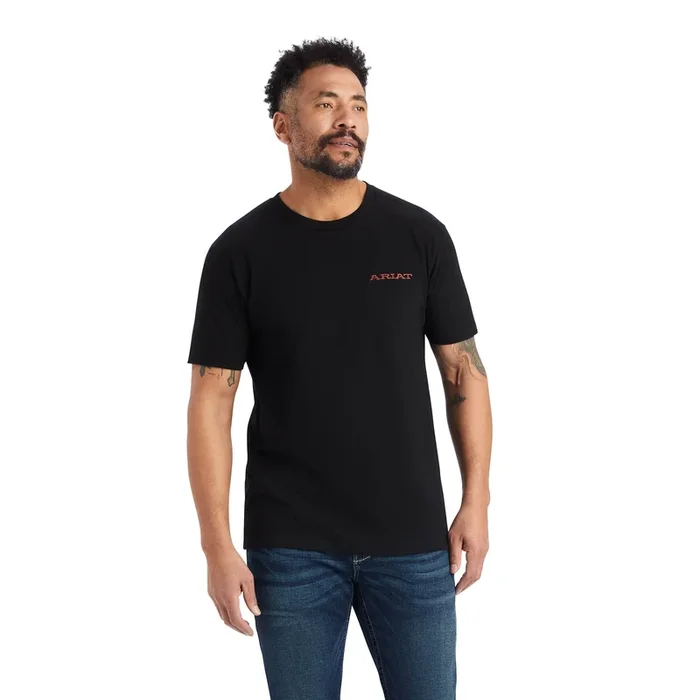 Ariat Men’s Bronc Buster T-Shirt, Black