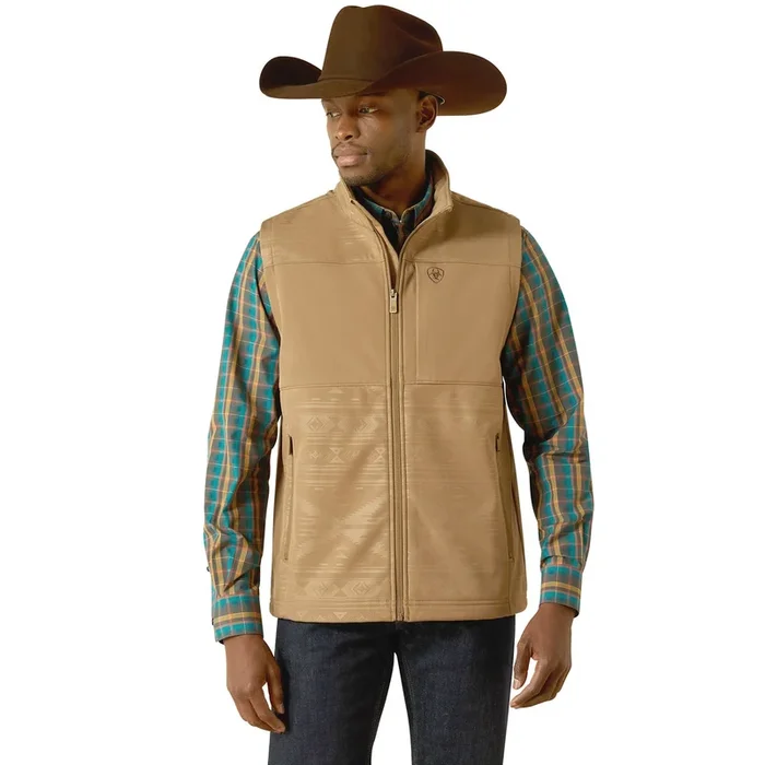 Ariat Mens “Vernon” Softshell Vest – Wind-Resistant Stretch Outdoor Vest