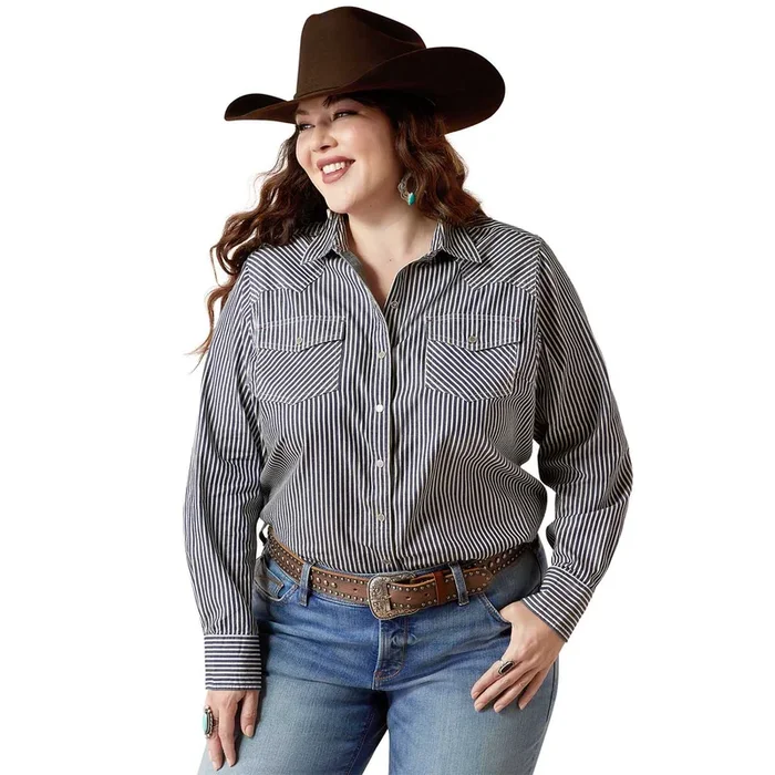 Ariat Women’s Railroad Stripe Long Sleeve Shirt