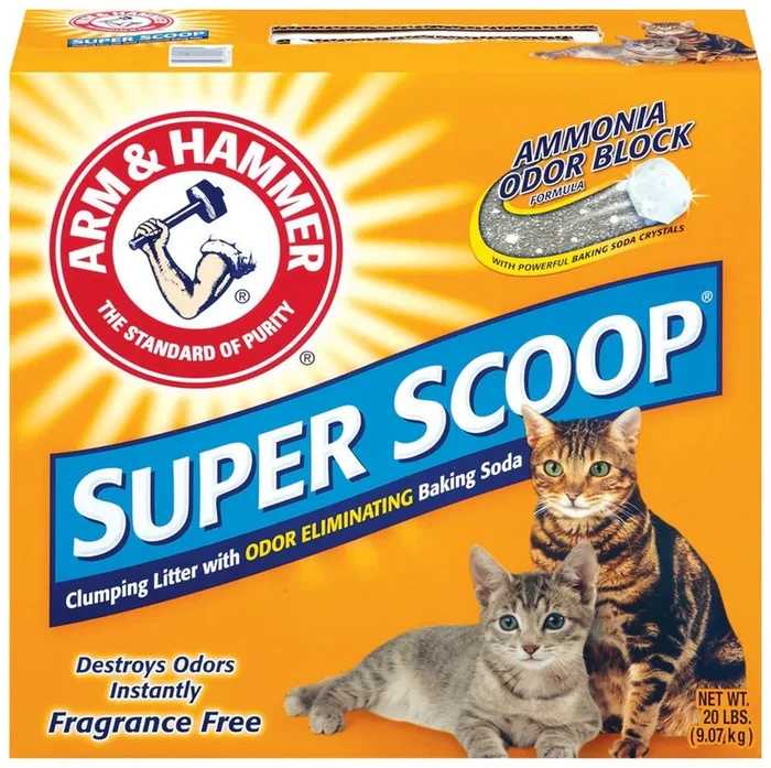 Arm Super Scoop Clumping Litter Fragrance Free 20lb