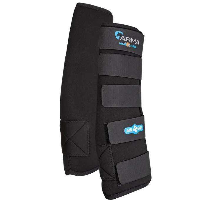 Arma Mud Socks for Horses – Neoprene Lower Leg Protection, Mud Fever Prevention, Set of 2