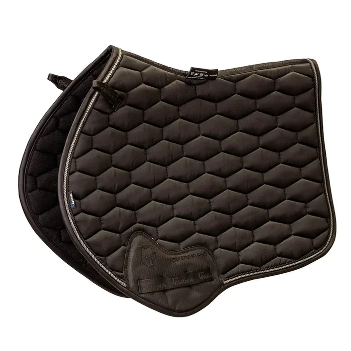 Arma Satin Jump Saddle Pad for Horses – English Riding, Contoured Spine, Satin Finish