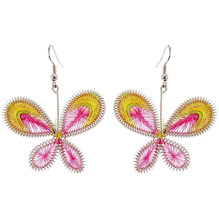 Art of Thread Butterfly Earrings