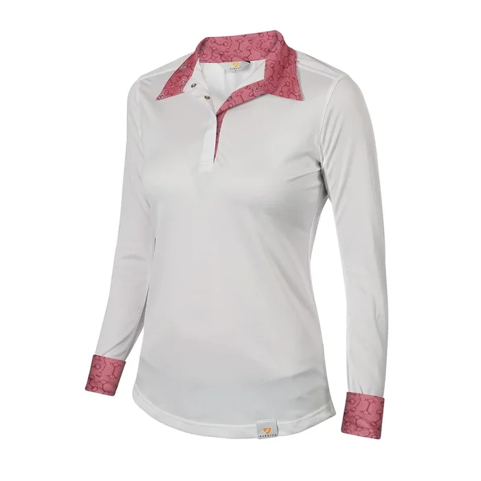 Aubrion Ladies Equestrian Style Long Sleeve Show Shirt
