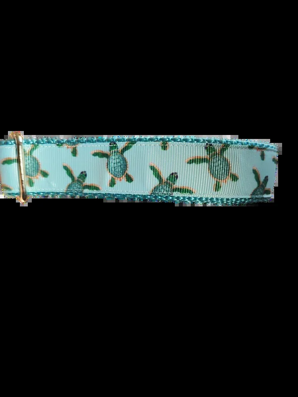 Baby Sea Turtles Nylon Dog Collar