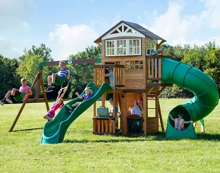 Backyard Discovery Bristol Point Cedar Swing Set/Playset