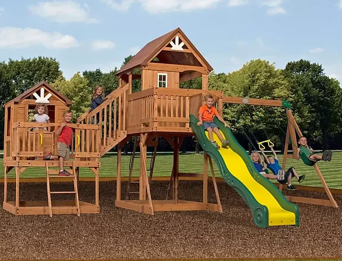 Backyard Discovery Malibu Cedar Swing Set