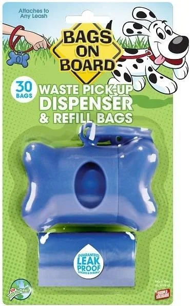 Bags on Board Blue Bone Dispenser (30-ct)
