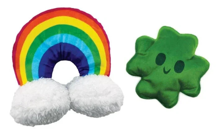BARK Puppy Charms St. Patrick’s Day Plush Dog Toy