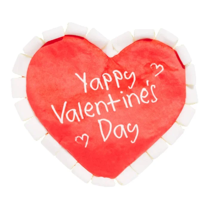 BARK Valentine’s Be Mine Growlentine Plush Dog Toy, M/L